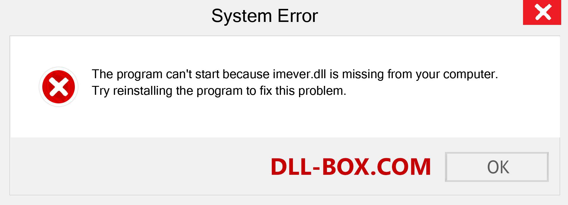  imever.dll file is missing?. Download for Windows 7, 8, 10 - Fix  imever dll Missing Error on Windows, photos, images